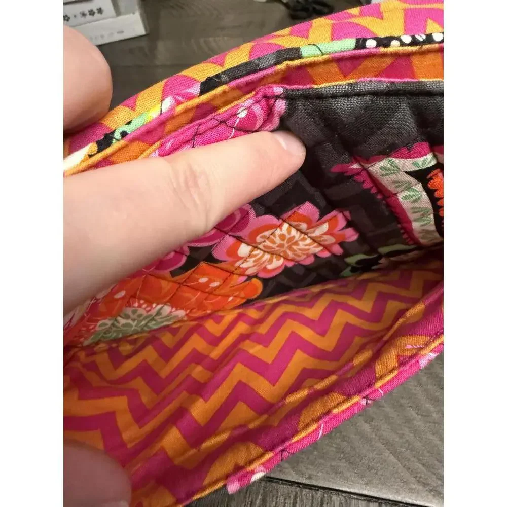 Vera Bradley Turnlock Crossbody Bag in Ziggy Zinnia pattern - Picture 6 of 13
